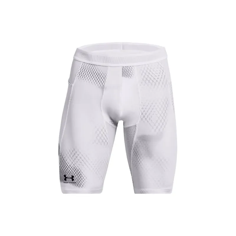 Under Armour Men's UA Iso-Chill Long Printed Shorts White
